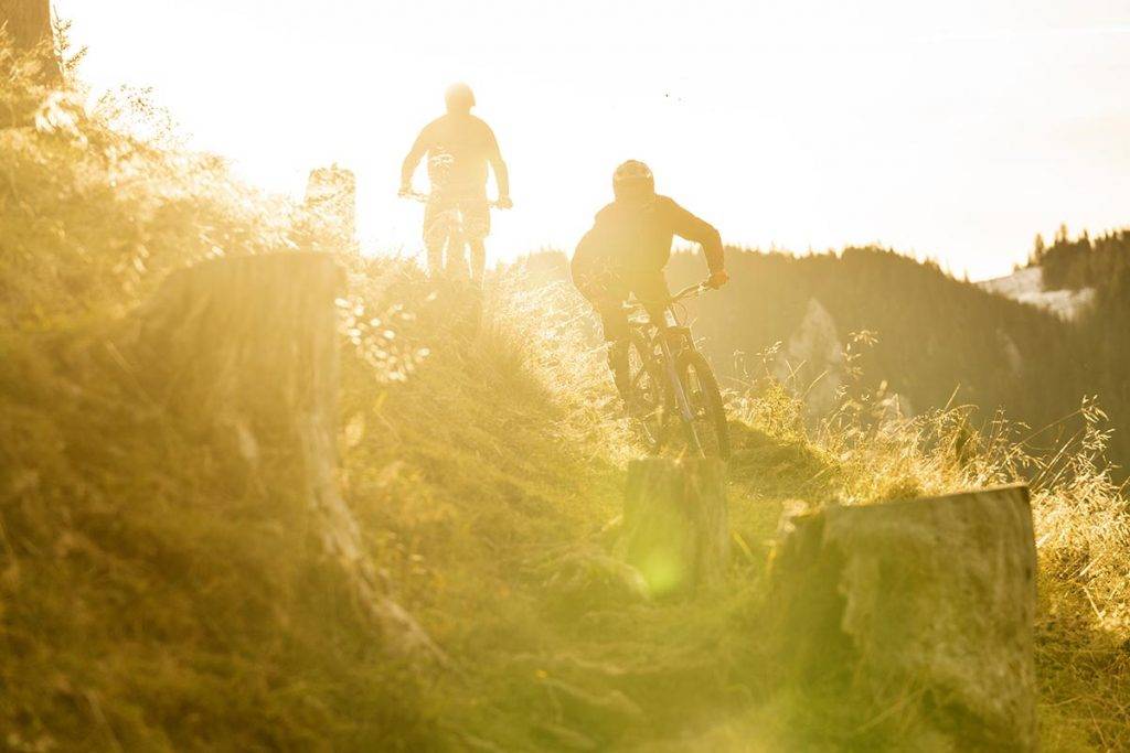 Two bikers - mountain bike rental Klante Winterberg bike park-06